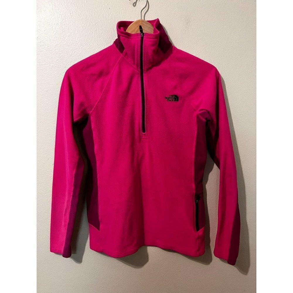 Women's The North Face Tech 100 1/2-Zip Fleece Top Size S [EXCELLENT]